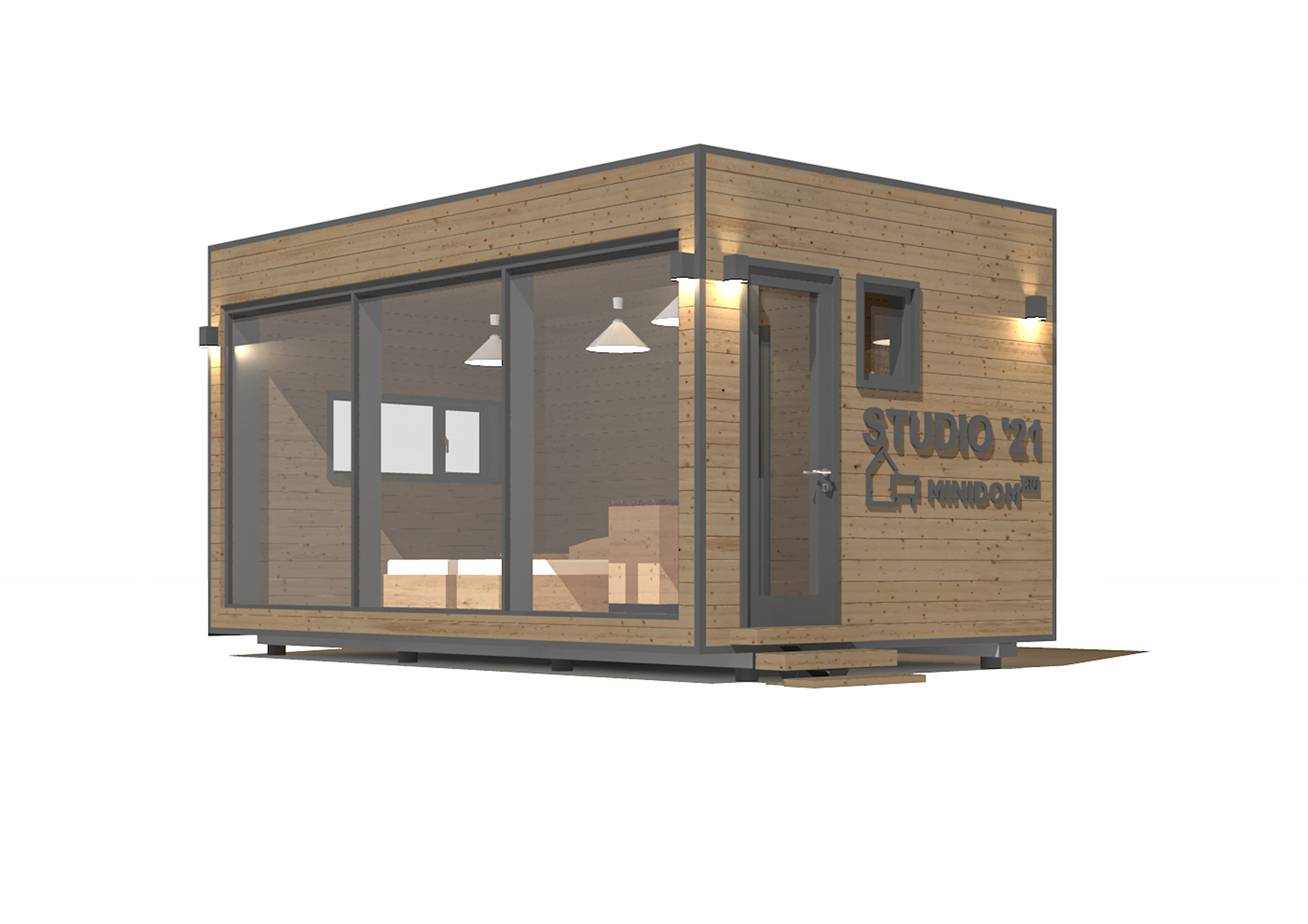 Модульный дом STUDIO'21(3,5х6м)