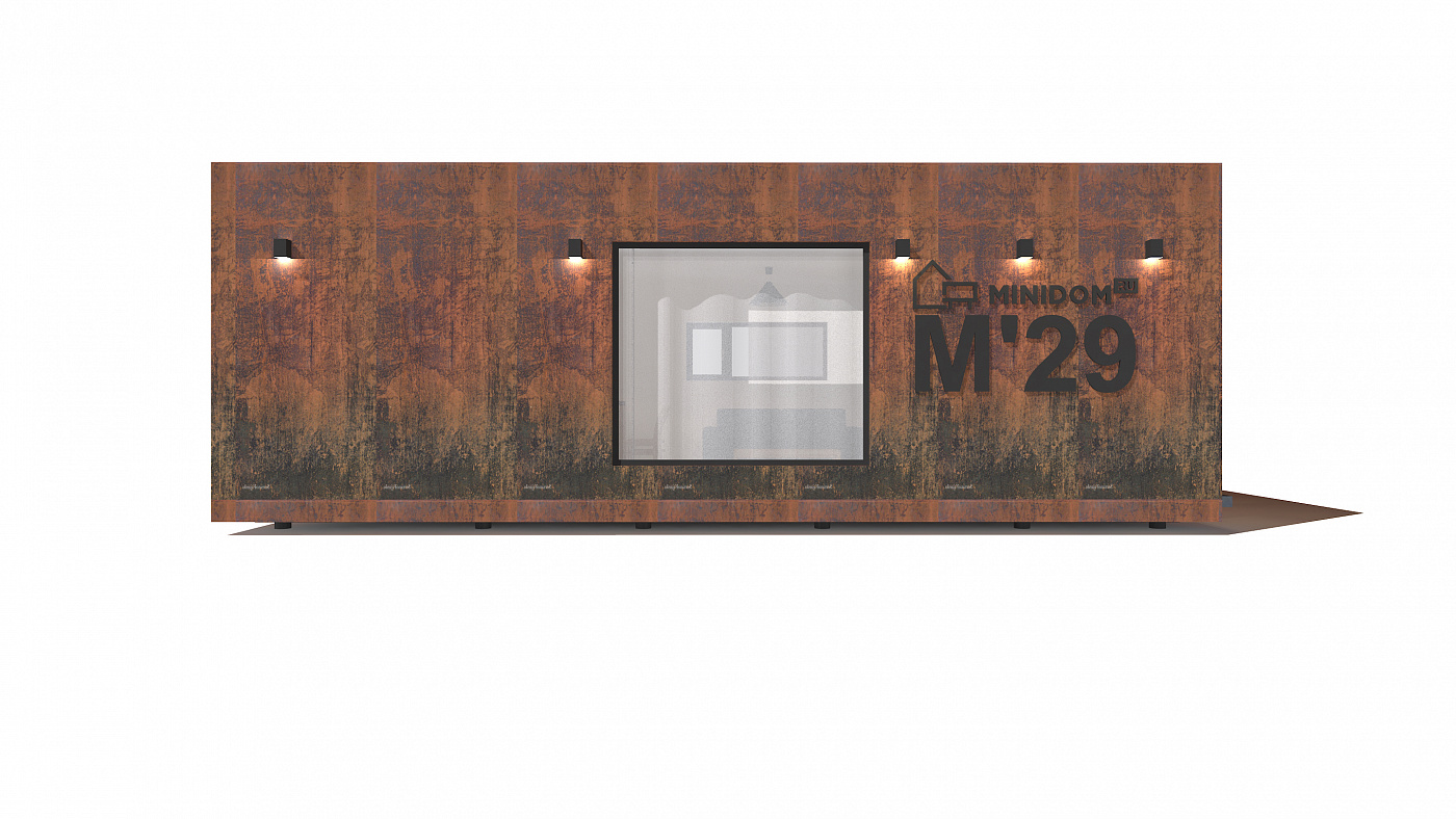 Модульный дом М`29 (3,2х9м)