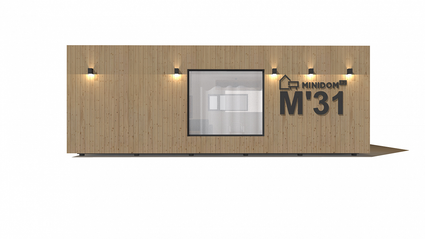 Модульный дом М`31 (3,45x9м)